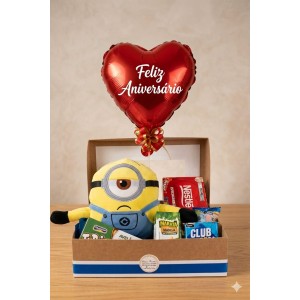 Caixa Aniversário Mimos Minions